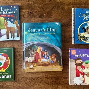 Lot of 5 Christmas Books for Children (Hardcover)